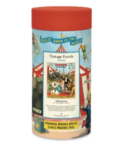 Cavallini Vintage Circus 1000 Piece Puzzle -Canson Sale 85021 1008 2 4ww