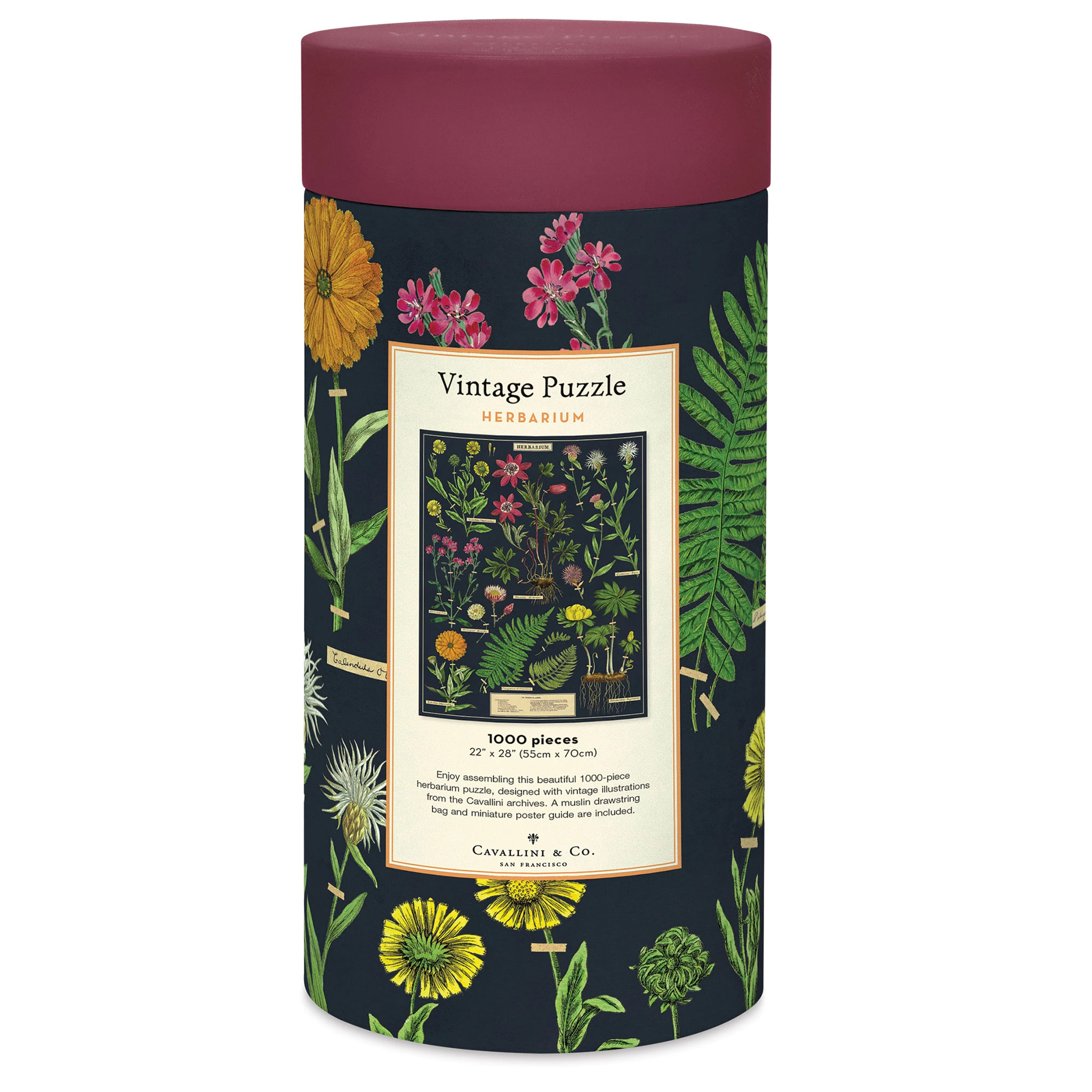 Cavallini Vintage Herbarium 1000 Piece Puzzle 3 Cavallini Vintage Herbarium 1000 Piece Puzzle - Image 3