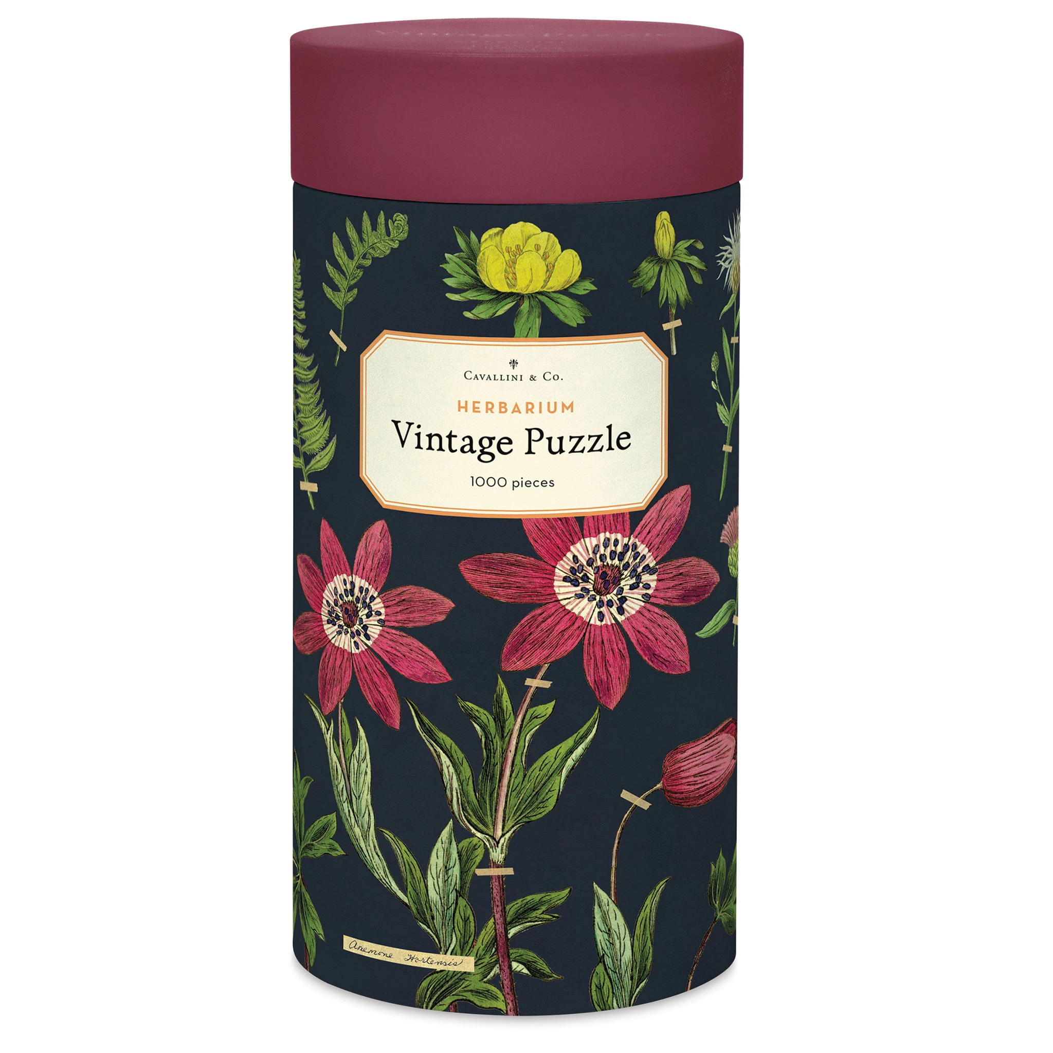 Cavallini Vintage Herbarium 1000 Piece Puzzle 1 Cavallini Vintage Herbarium 1000 Piece Puzzle