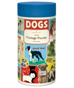 Cavallini Vintage Dogs 1000 Piece Puzzle