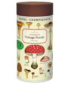 Cavallini Vintage Mushrooms 1000 Piece Puzzle