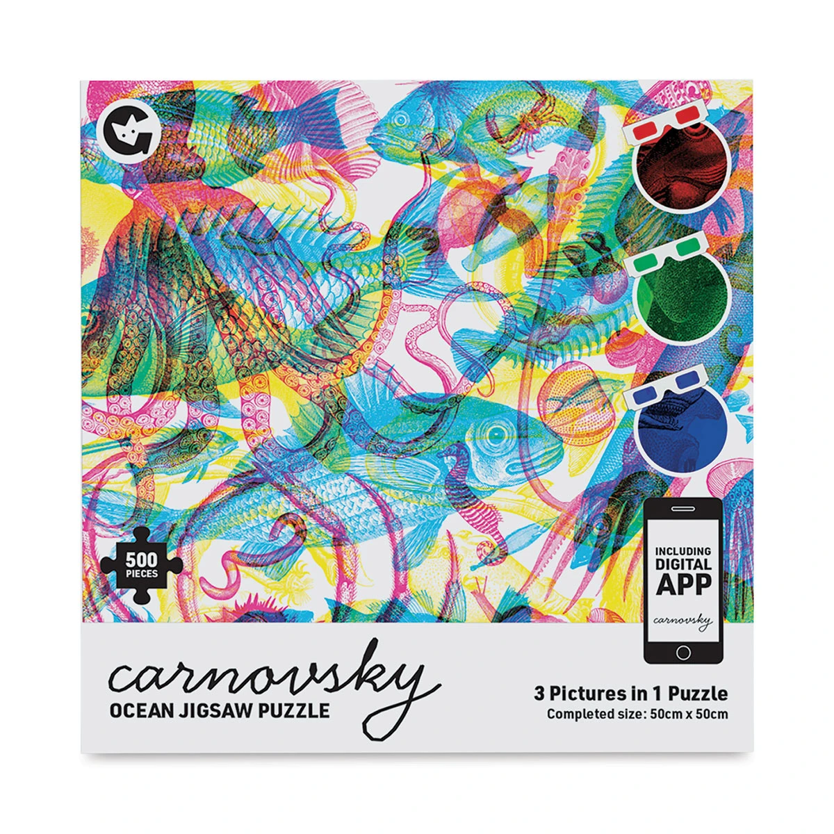 Ginger Fox Carnovsky Ocean 500 Piece Puzzle 1 Ginger Fox Carnovsky Ocean 500 Piece Puzzle