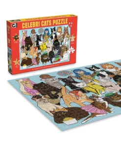 Ginger Fox Celebri Cats 1000 Piece Puzzle -Canson Sale 85033 1002 1 4ww