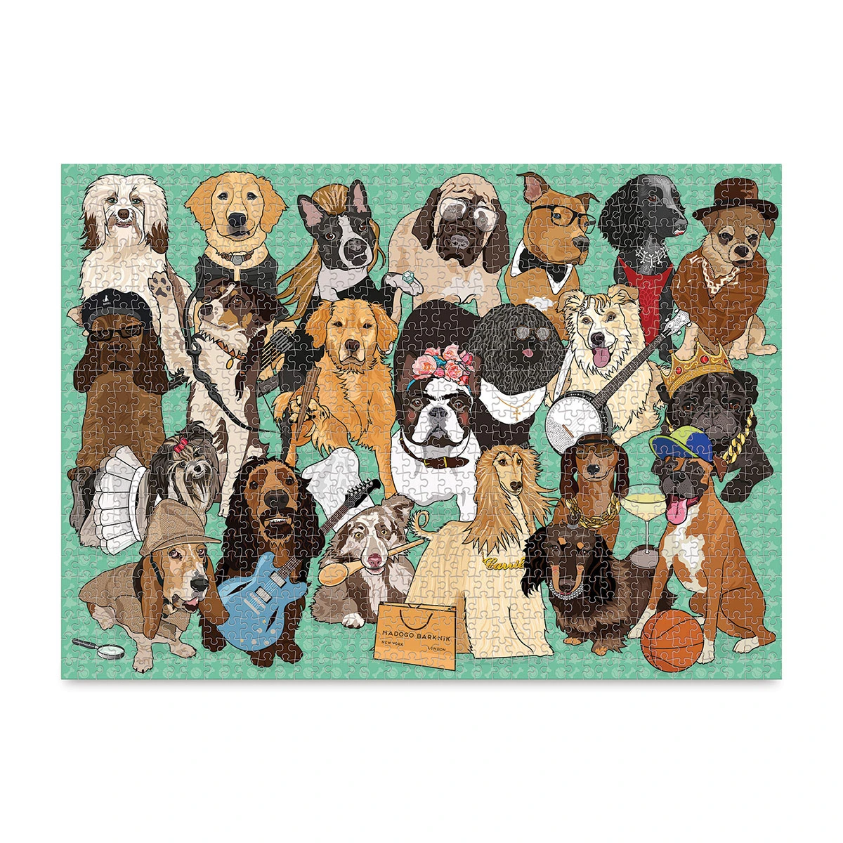 Ginger Fox Celebri Dogs 1000 Piece Puzzle 2 Ginger Fox Celebri Dogs 1000 Piece Puzzle - Image 2