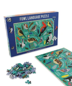 Ginger Fox Fowl Language 1000 Piece Puzzle -Canson Sale 85033 1004 3 4ww