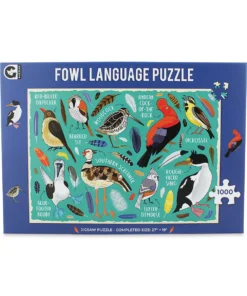 Ginger Fox Fowl Language 1000 Piece Puzzle