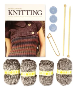 SpiceBox Introduction To Knitting Kit -Canson Sale 85034 1002 3 4ww