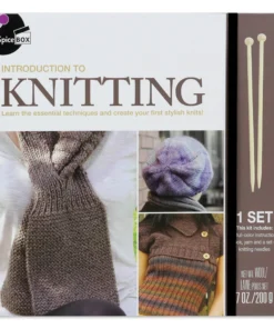 SpiceBox Introduction To Knitting Kit