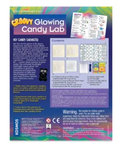 Thames & Kosmos Groovy Glowing Candy Lab STEM Experiment Kit -Canson Sale 85037 1001 2 4ww
