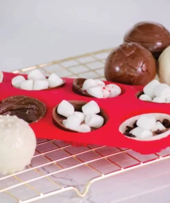 Handstand Kitchen I Heart Cocoa Bombs Silicone Mold -Canson Sale 85041 1001 2 4ww