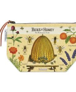 Cavallini Vintage Bees & Honey Cotton Pouch