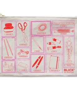 Blick Flat Zip Pouches By Maptote