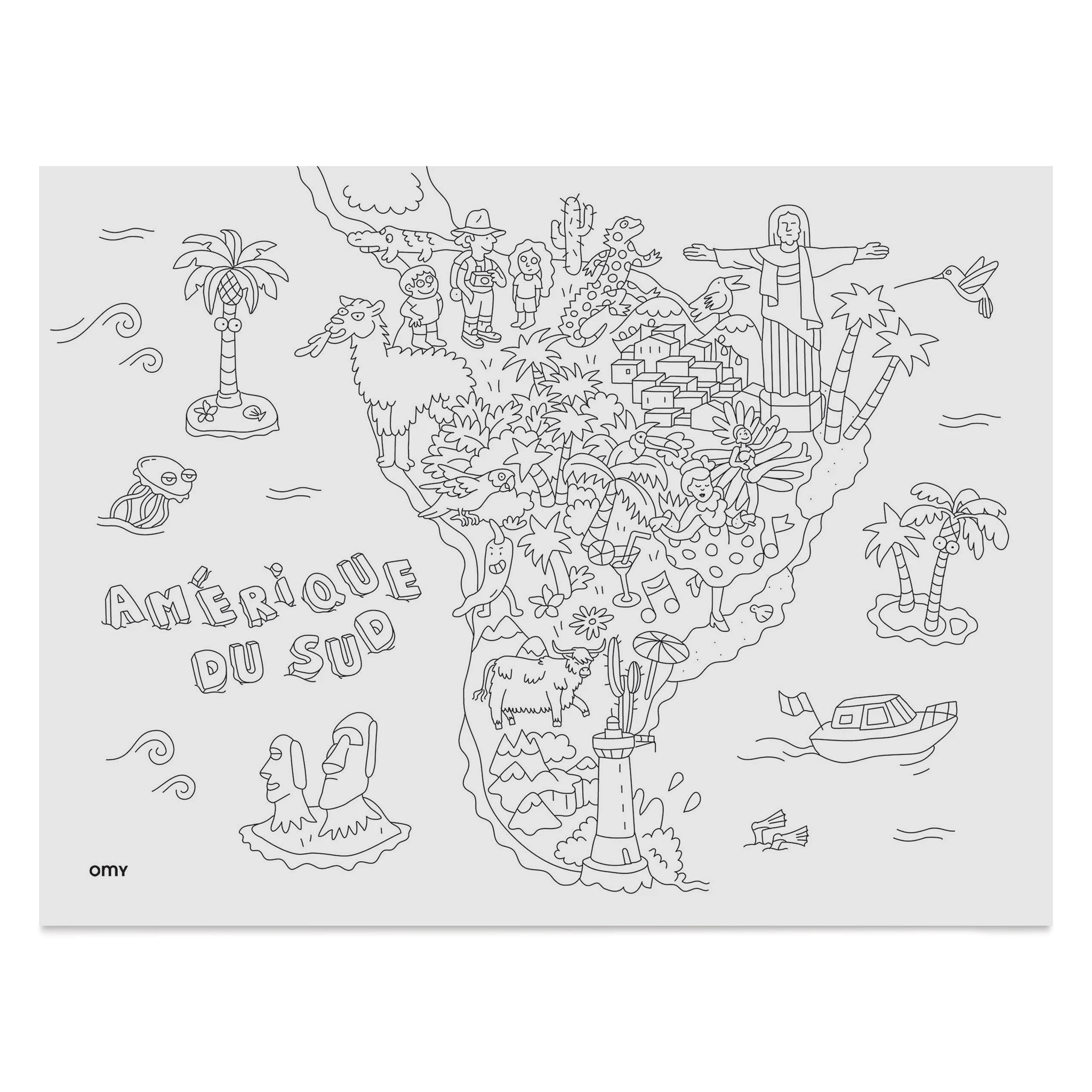 OMY Coloring Placemat Sets 2 OMY Coloring Placemat Sets - Image 2