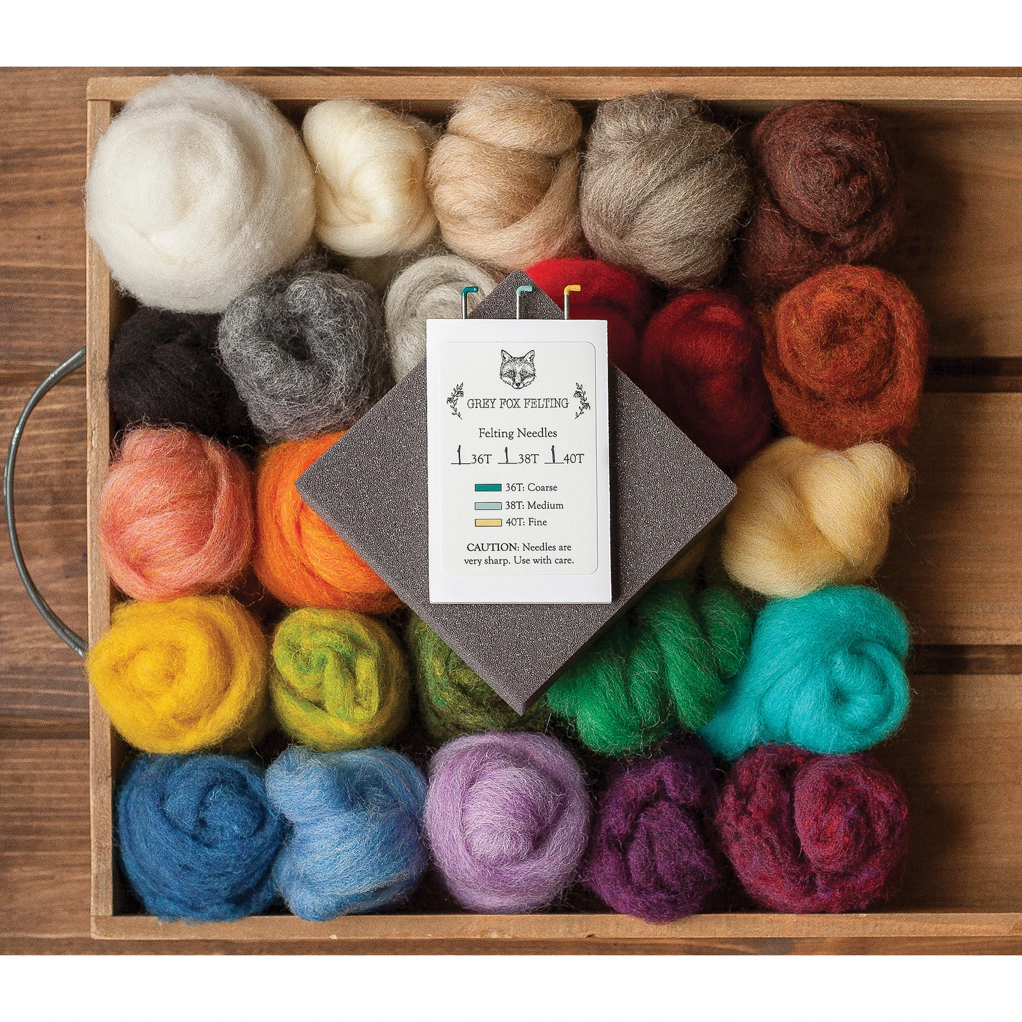 Grey Fox Felting Needle Felting Starter Kit 2 Grey Fox Felting Needle Felting Starter Kit - Image 2