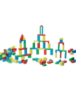 Melissa & Doug 100 Piece Wood Blocks Set 8 Melissa & Doug 100 Piece Wood Blocks Set -Canson Sale 85706 1009 2 4ww