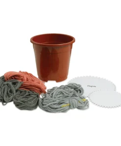 Kikkerland Crafters Knit Your Own Planter Cover Kit -Canson Sale 85713 1002 3 4ww