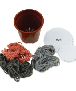 Kikkerland Crafters Knit Your Own Planter Cover Kit -Canson Sale 85713 1002 5 4ww