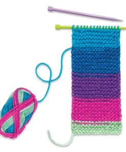 Creativity For Kids Learn To Knit Pocket Scarf Kit -Canson Sale 85716 1001 3 4ww