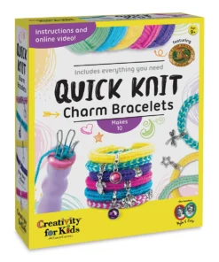 Creativity For Kids Quick Knit Charm Bracelets Kit