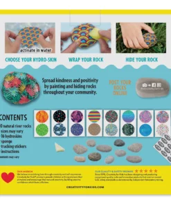 Creativity For Kids Hide And Seek Hydro Dip Rocks Kit -Canson Sale 85720 1001 2 4ww