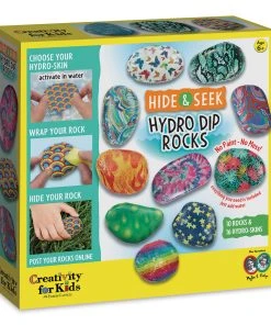 Creativity For Kids Hide And Seek Hydro Dip Rocks Kit