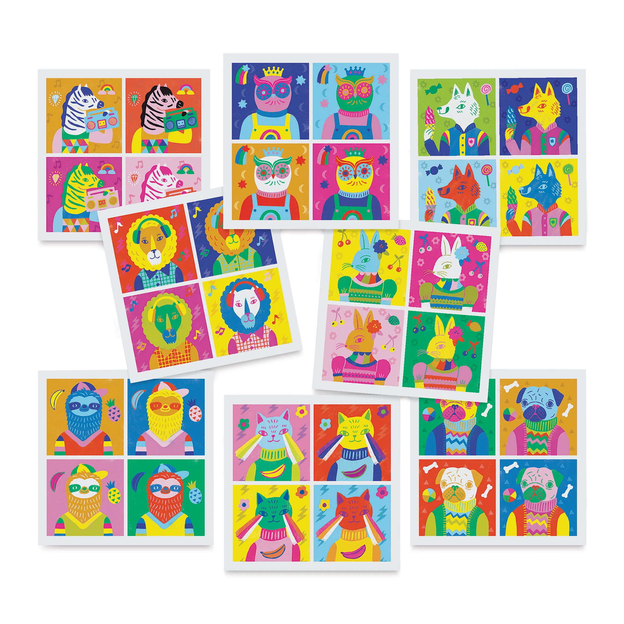 Djeco Inspired By Totally Pop Create With Stickers Kit 4 Djeco Inspired By Totally Pop Create With Stickers Kit - Image 4