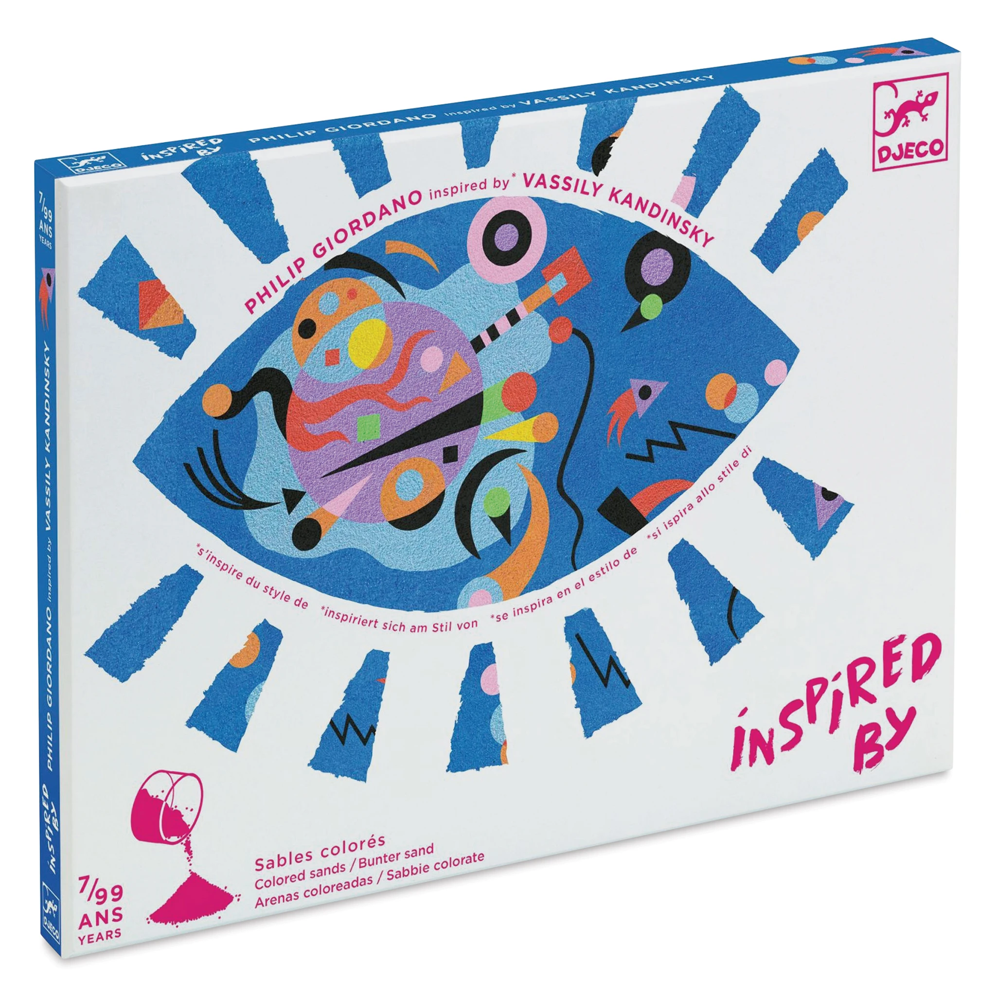 Djeco Inspired By Abstract Colored Sands Kit 1 Djeco Inspired By Abstract Colored Sands Kit