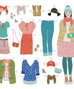Djeco Le Grand Dressing Room Paper Dolls -Canson Sale 85732 1002 2 4ww