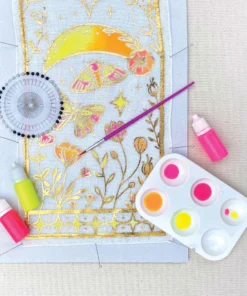 WishCraft Mystical Moons Paint A Scarf Kit -Canson Sale 85776 1001 1 4ww