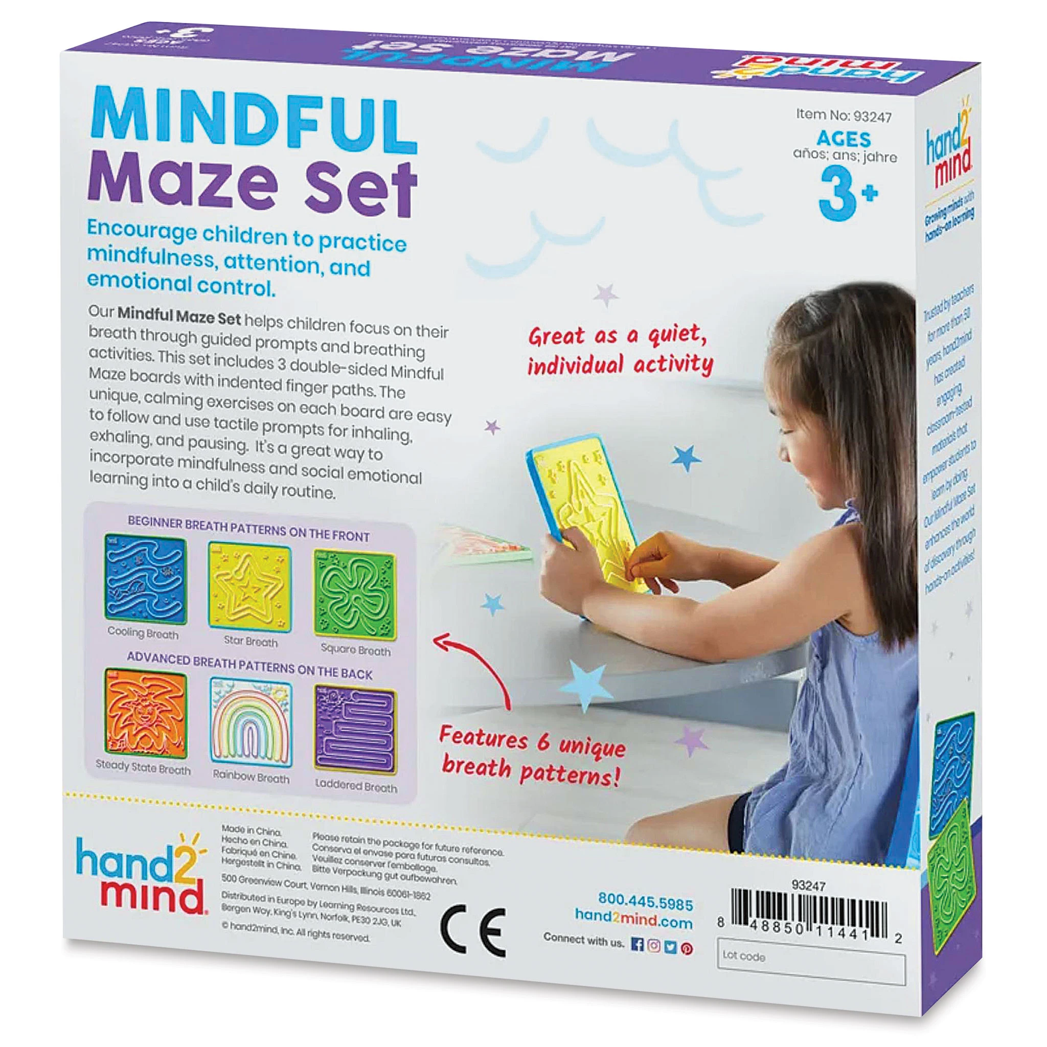 Hand2Mind Mindful Maze Set 4 Hand2Mind Mindful Maze Set - Image 4