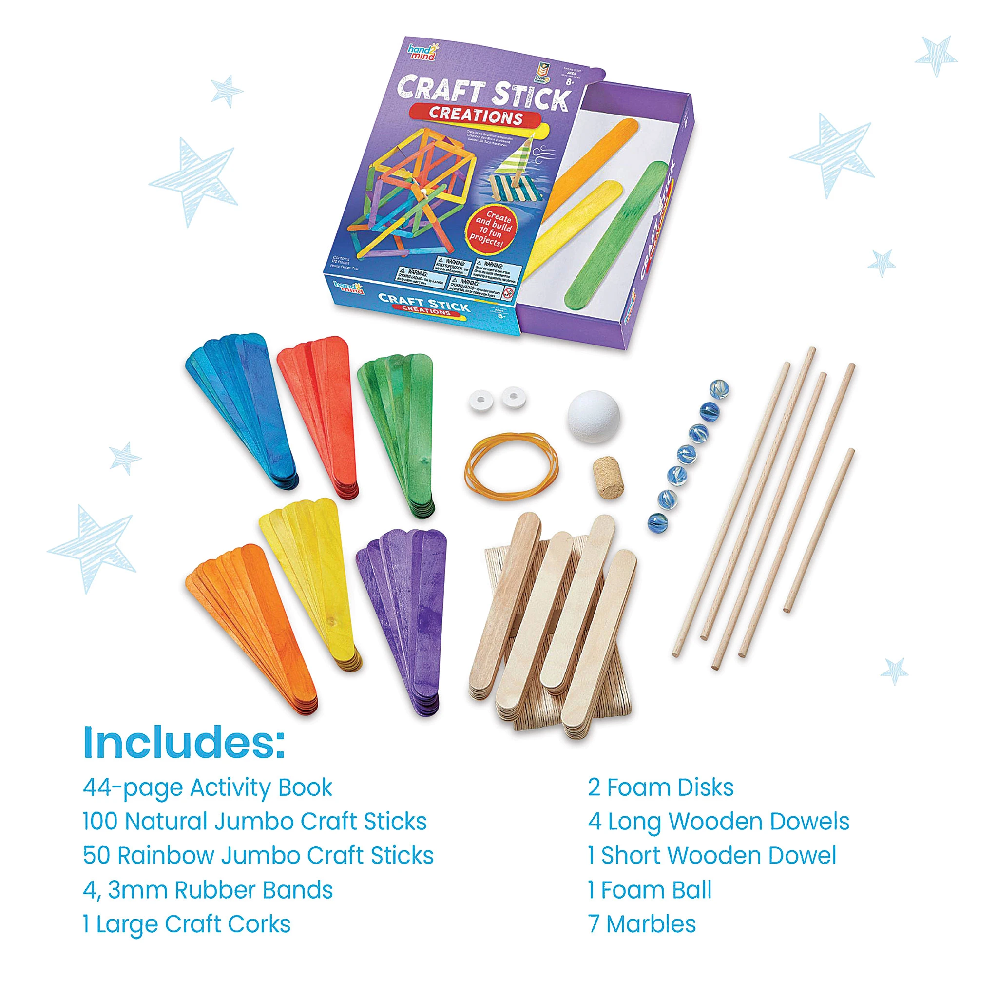 Hand2Mind Craft Stick Creations Set 2 Hand2Mind Craft Stick Creations Set - Image 2