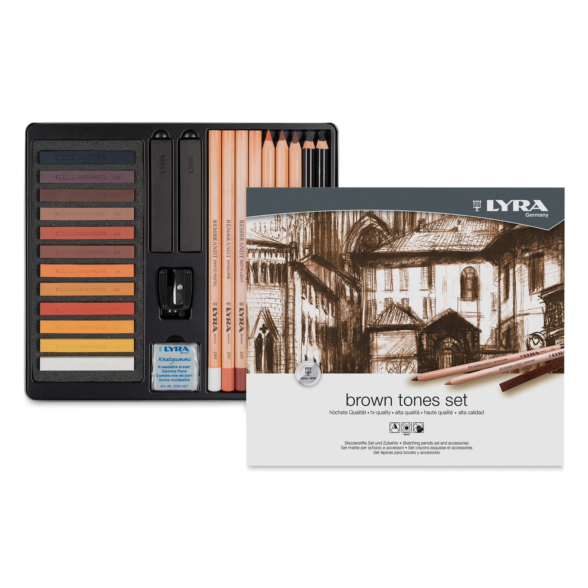 Lyra Brown Tones Sketching Set 1 Lyra Brown Tones Sketching Set
