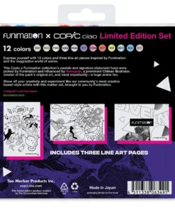 Copic Ciao X Funimation Marker Set 7 Copic Ciao X Funimation Marker Set -Canson Sale 87301 1159 3 4ww