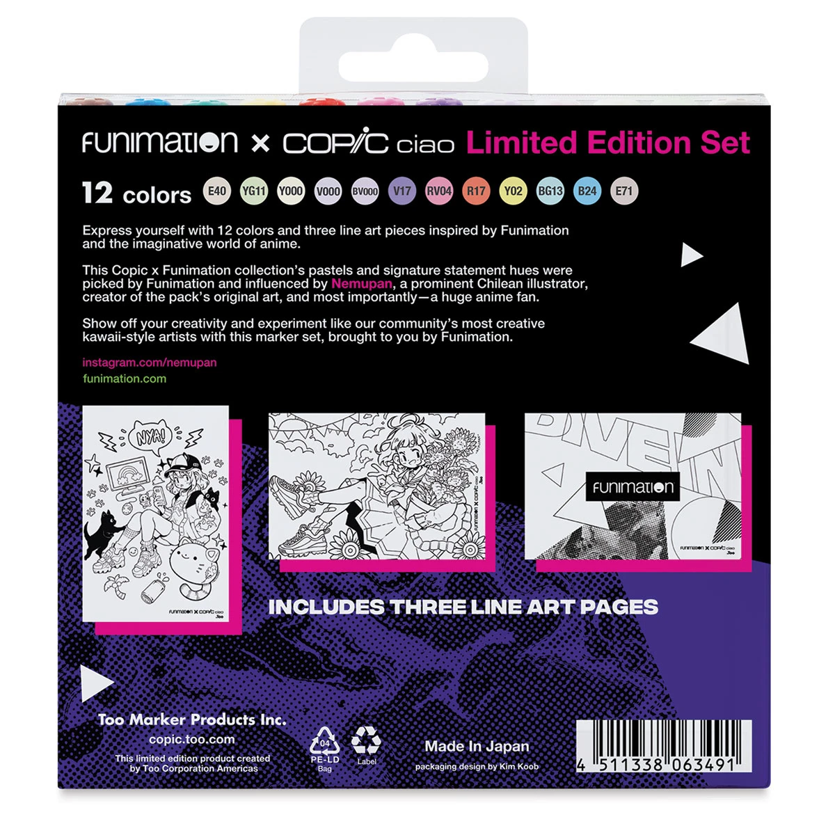 Copic Ciao X Funimation Marker Set 4 Copic Ciao X Funimation Marker Set - Image 4