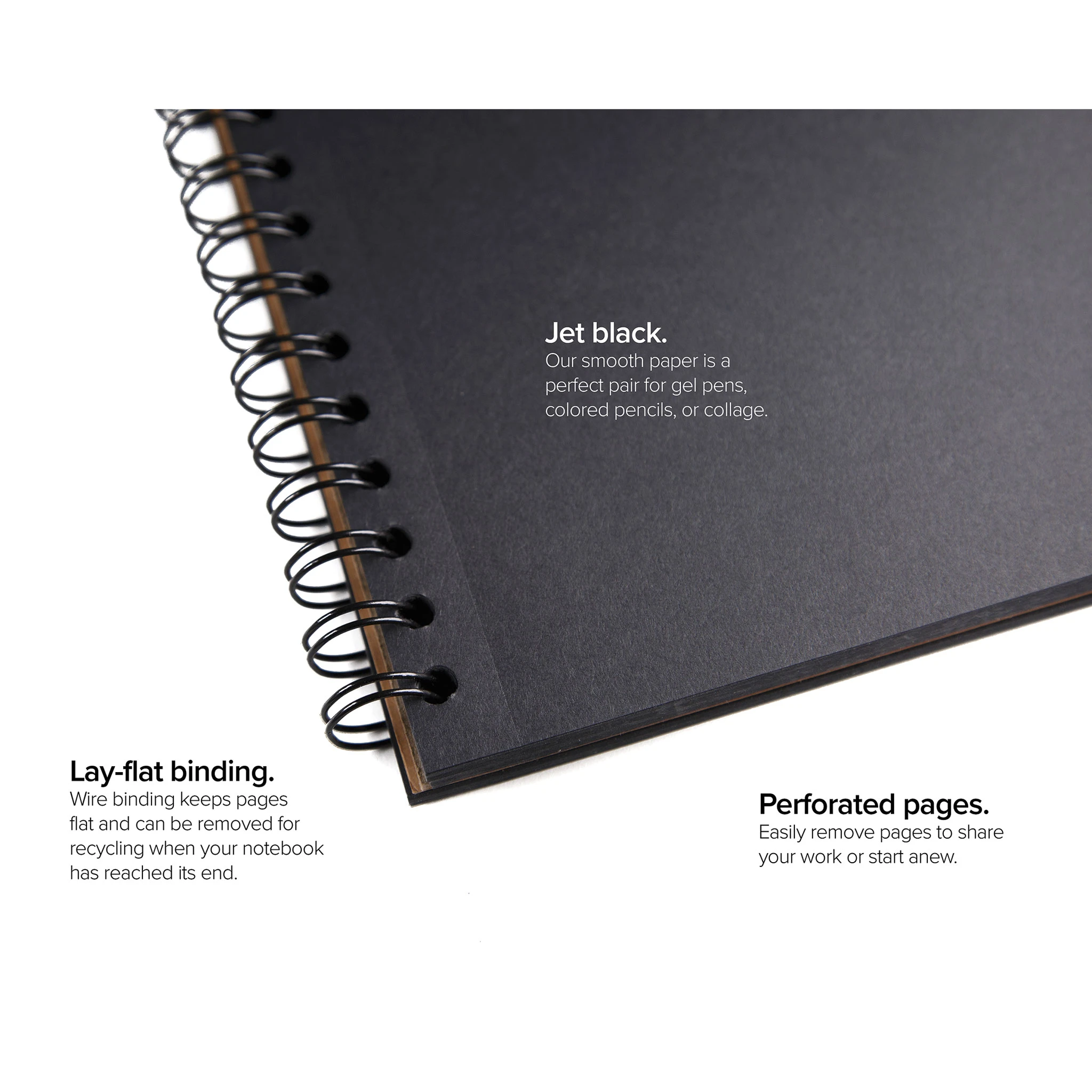 Roaring Spring Unruled Classic Wirebound Notebooks 2 Roaring Spring Unruled Classic Wirebound Notebooks - Image 2