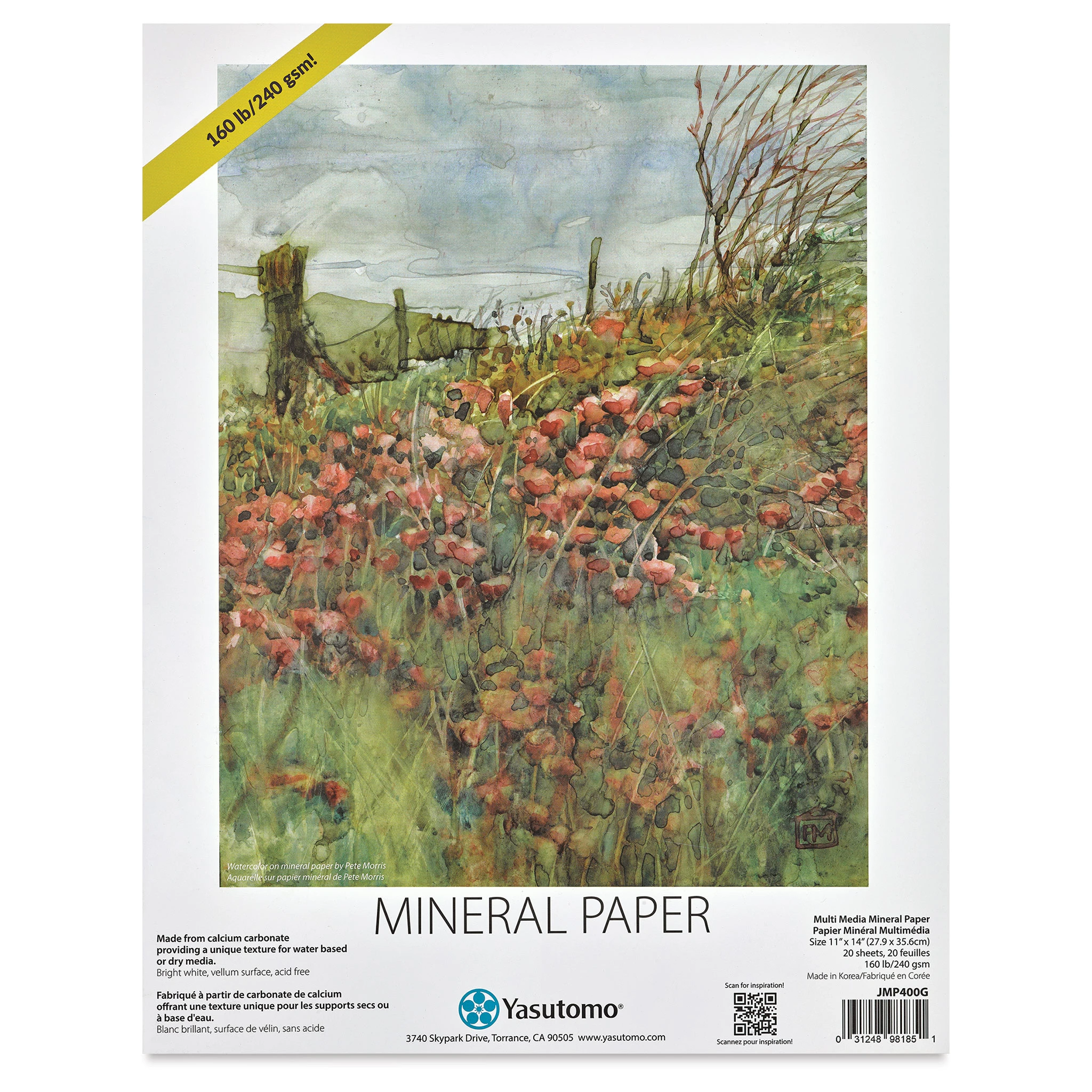 Yasutomo Heavyweight Mineral Paper Pad 1 Yasutomo Heavyweight Mineral Paper Pad